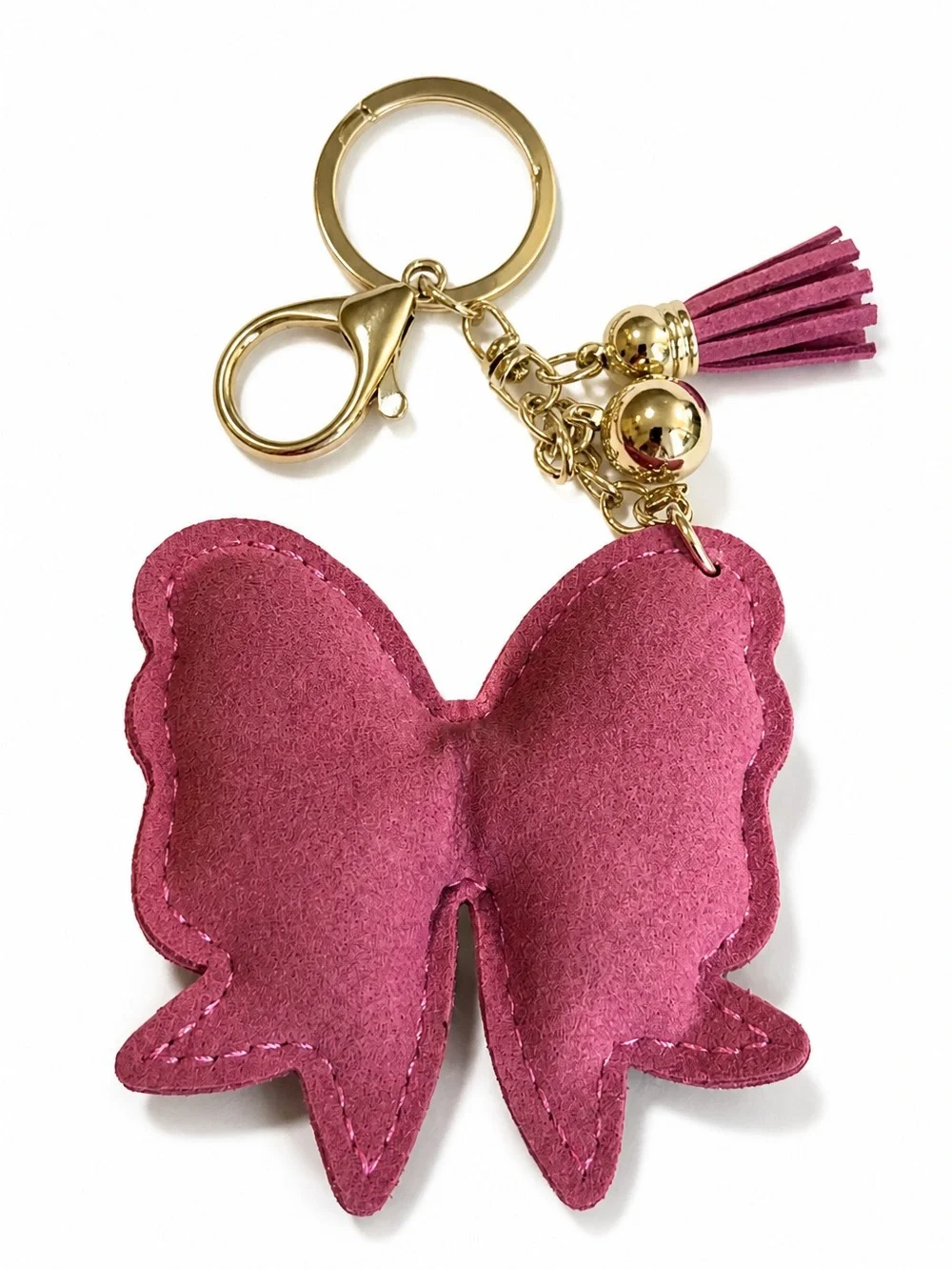 Rhinestone Blue Bow Keyring bag backpack charm